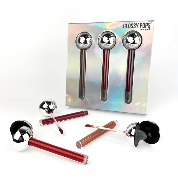 Lip Stain 3 Pack Glossy Pop Gift Set for wholesale by Glossy Pops