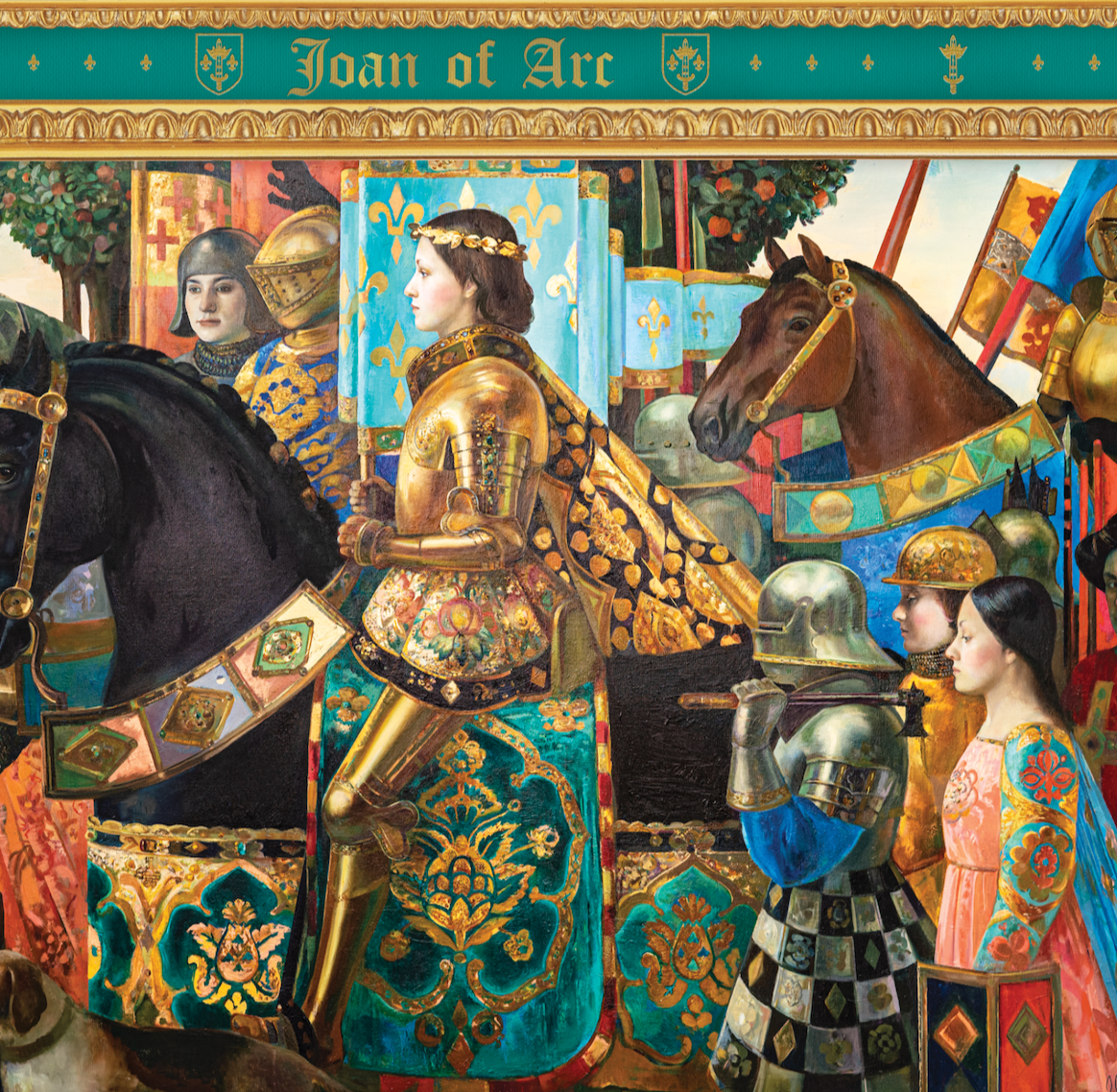 Art & Fable Puzzle Company, LLC – wholesale Puzzle – Adult – Joan of Arc; 1000-pc Velvet-Touch Jigsaw Puzzle2