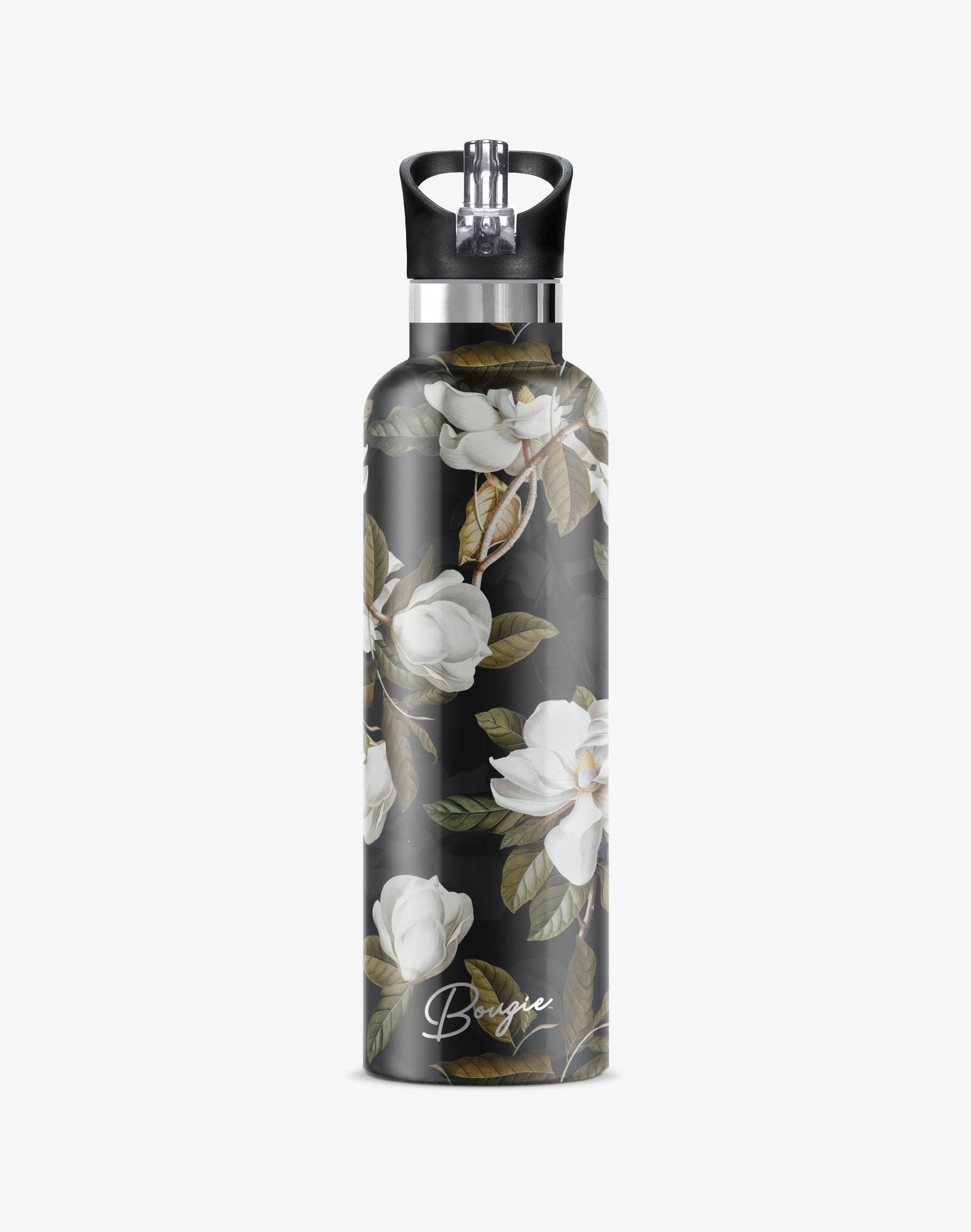 My Bougie Bottle - Wholesale Water Bottle - Magnolia – Dark Garden Insulated Water Bottle | 25oz0
