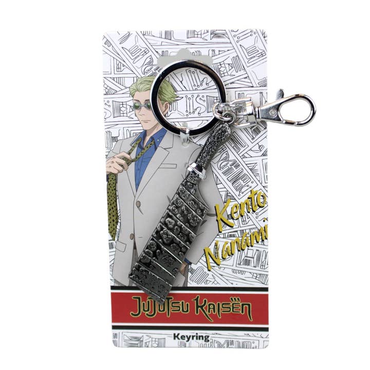 Collector's Outpost - Wholesale Keychain - Unisex - Jujutsu Kaisen Nanami Kento Blunt Sword Pewter Keychain1