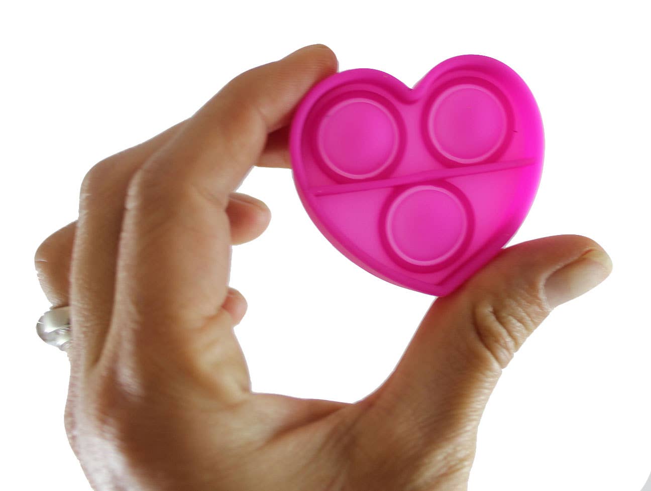 Curious Minds Toys - Wholesale Fidgetspeelgoed - Kinderen - Kleine 2" geometrische vorm Bubble Pop Fidget Toy Game OT Favor3