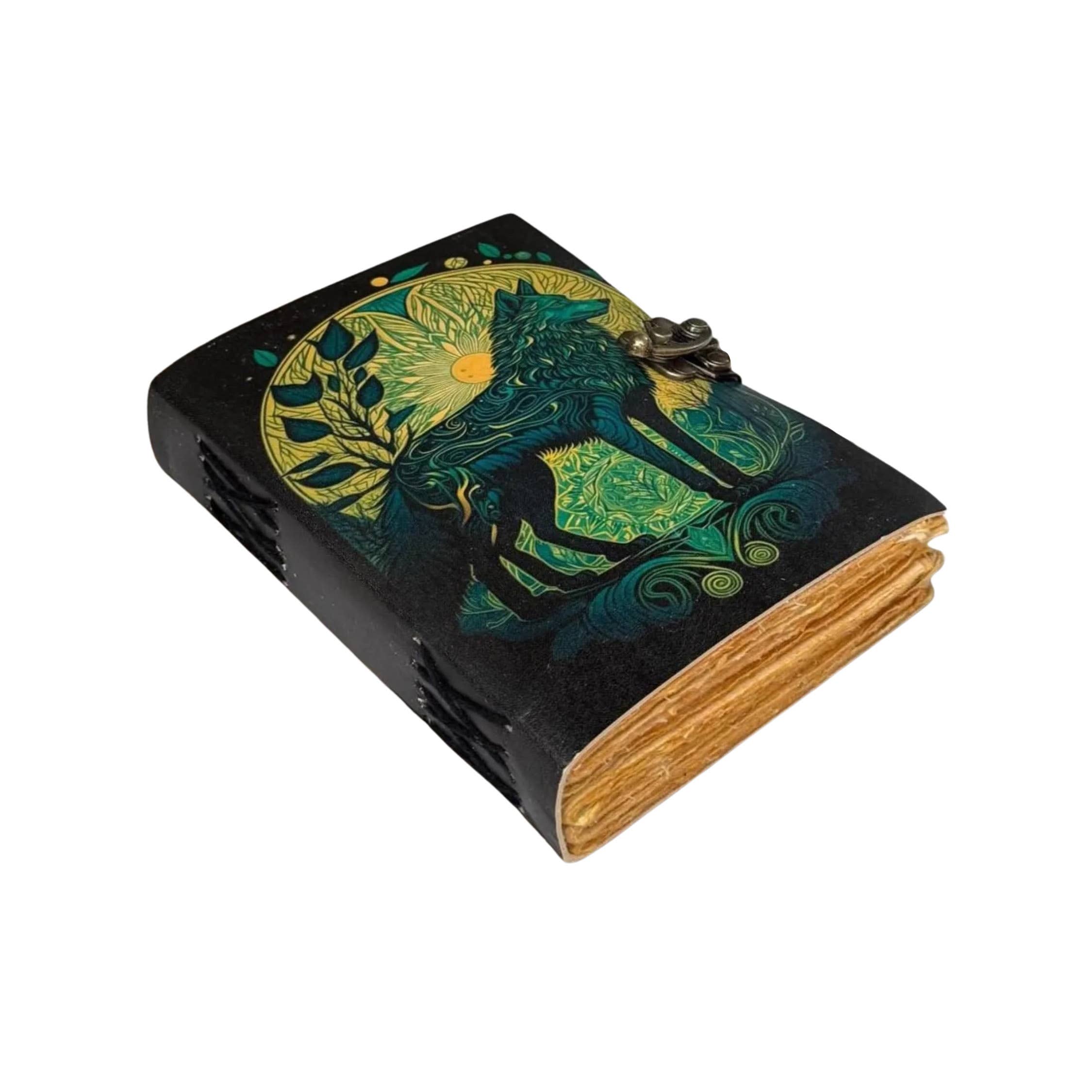 Billion Brothers – wholesale Journal/diary – Wolf Leather Journal Celtic Grimoire Pad Notebook Diary A52