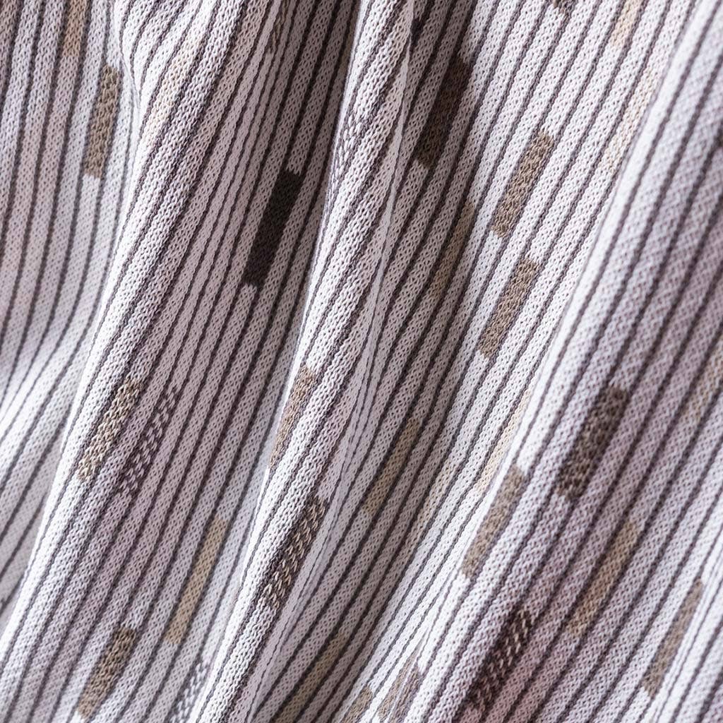 In2Green - Wholesale Throw Blanket - Cotton Sustainable Knit Striped | Geometric Throw Blanket - Matrix by Elodie Blanchard5