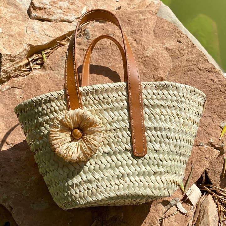craftberber - Wholesale Beach Bag - French Baskets, moroccan straw basket, straw bag, Beach Bag2