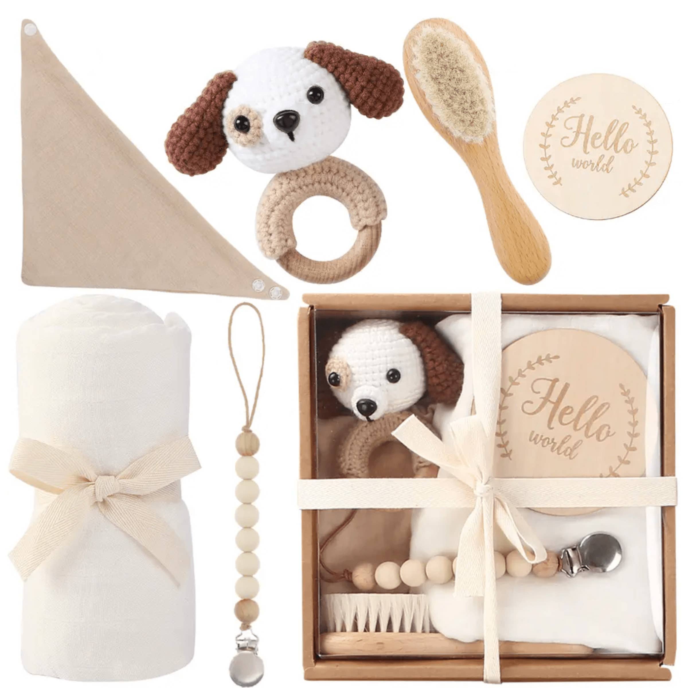 Giften Market - Wholesale New Mom Gift Box/Set - Welcome Baby Gift Box - Charming 6-Piece Set for Newborns10