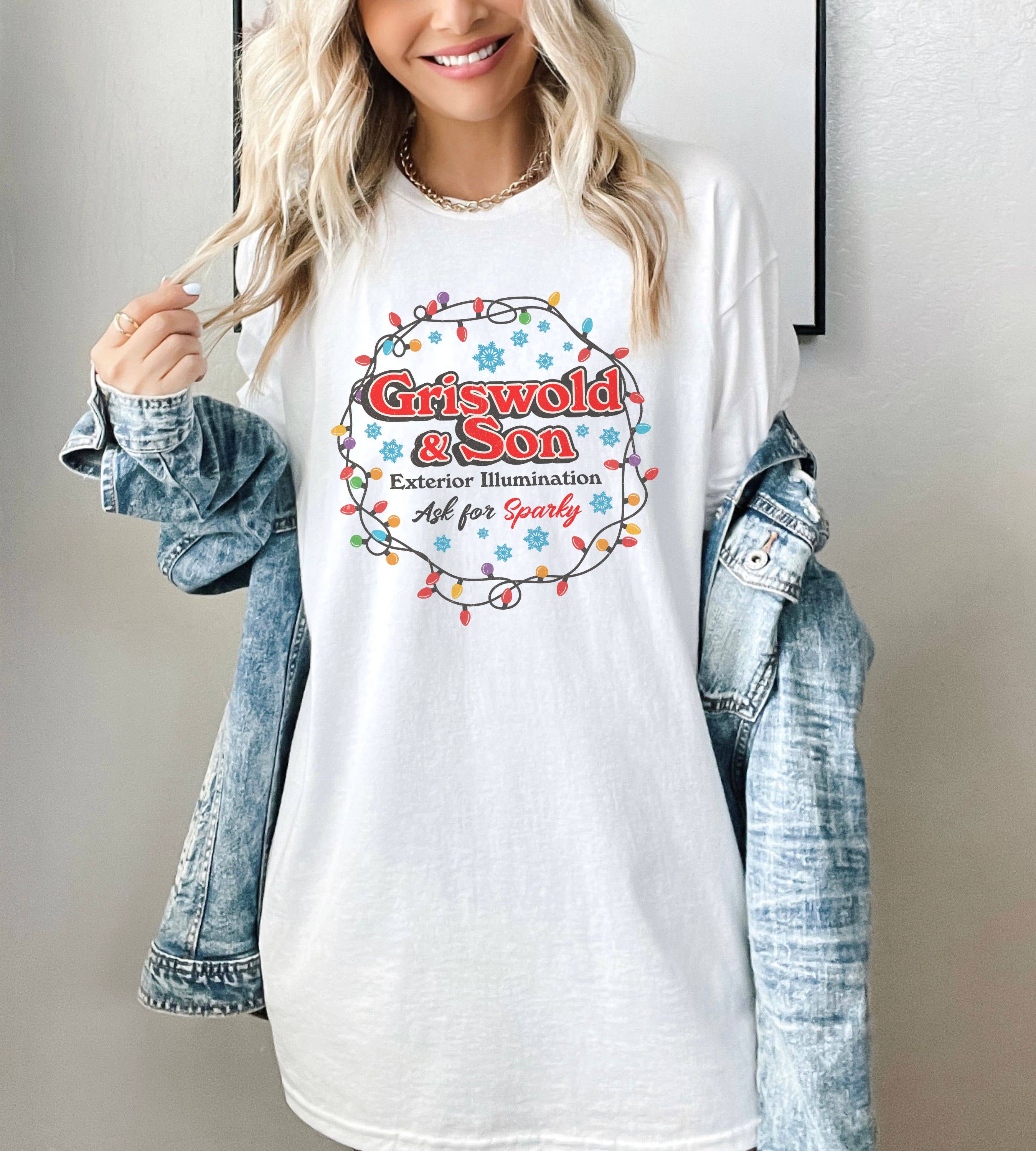 SONDO DESIGN LTD – wholesale T-shirt (graphic) – women's – Griswold And Son Shirt, Griswold Exterior Illumination Shirt2