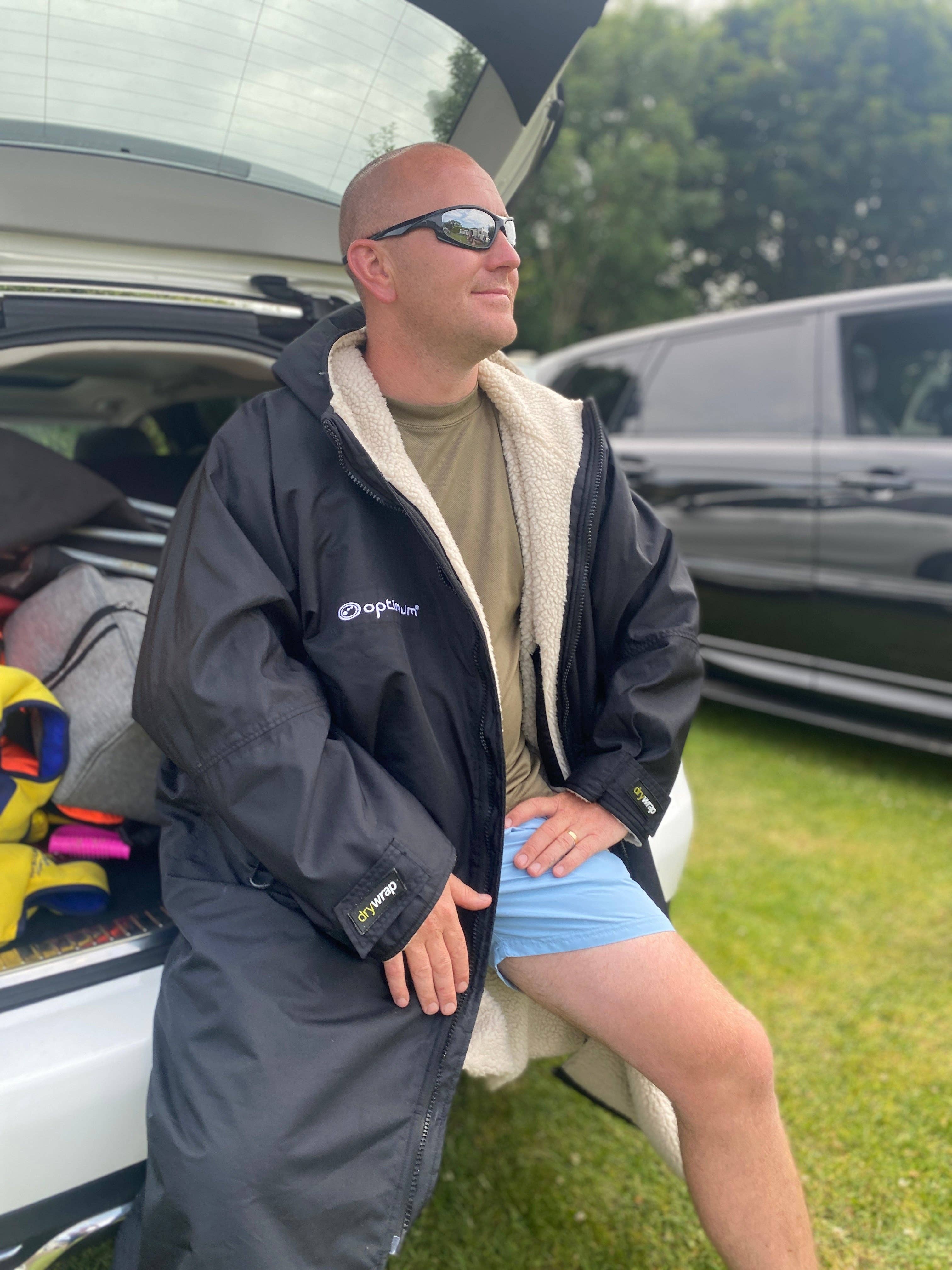 Optimum Sport - Vente Peignoir – homme - Peignoir de changement à manches longues Dry Wrap6