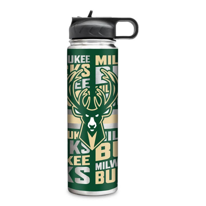 Gobelet en acier inoxydable 22oz NBA Milwaukee Bucks pour la vente par Rico Industries