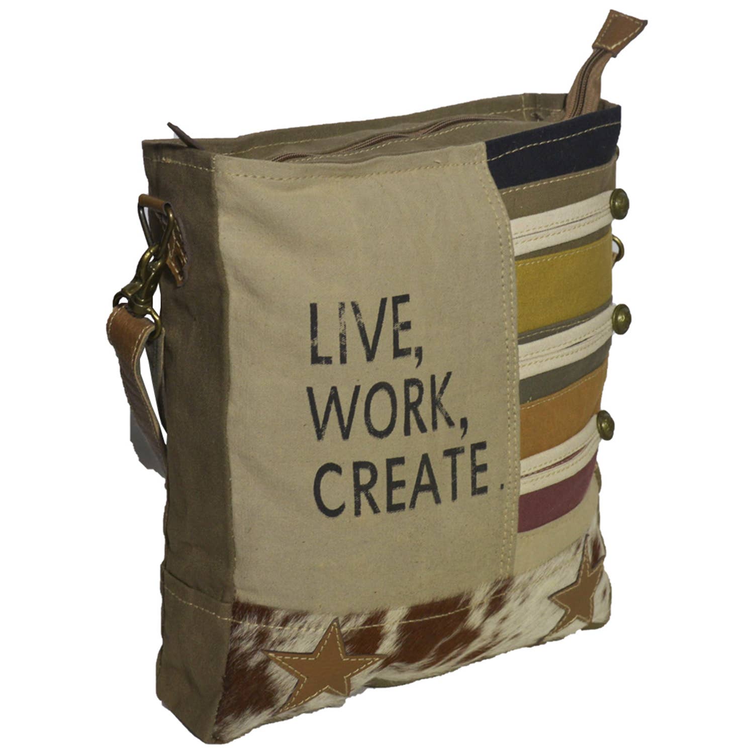 Hopofly Bags - Venta al por mayor Bolso con correa - Mujer - Bolso de hombro Kiko de lona y piel para mujer1