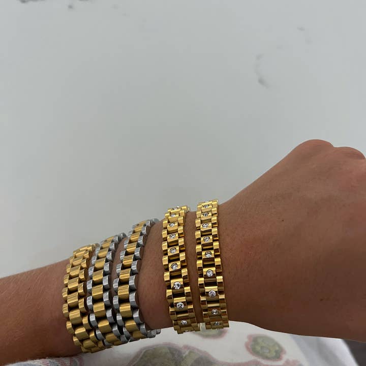 CHANSUTTPEARLS - Wholesale Link & Chain Bracelet - THE CHAIN WATCH BAND BRACELET