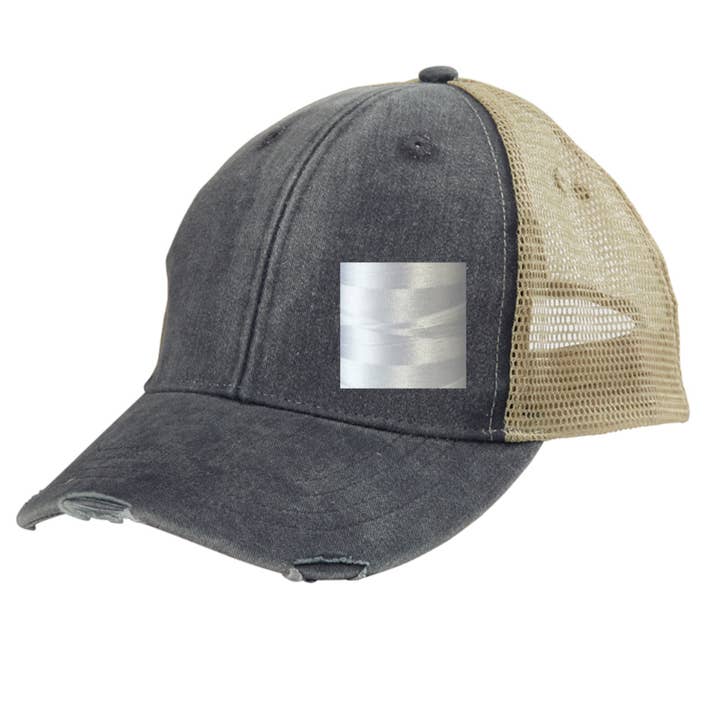 Gracie Designs - Wholesale Trucker Hat - Unisex - Maryland Off Center Hat - Distressed hat - Many Colors