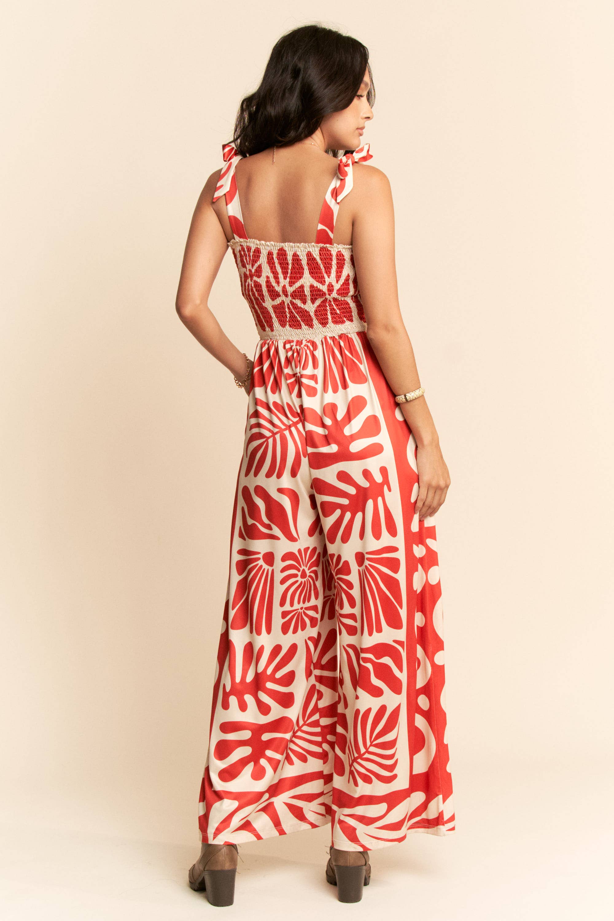 Davi & Dani – wholesale Jumpsuit – Women's – RETRO GEO FLORAL POSITION PRINTED KNIT JUMPSUIT10