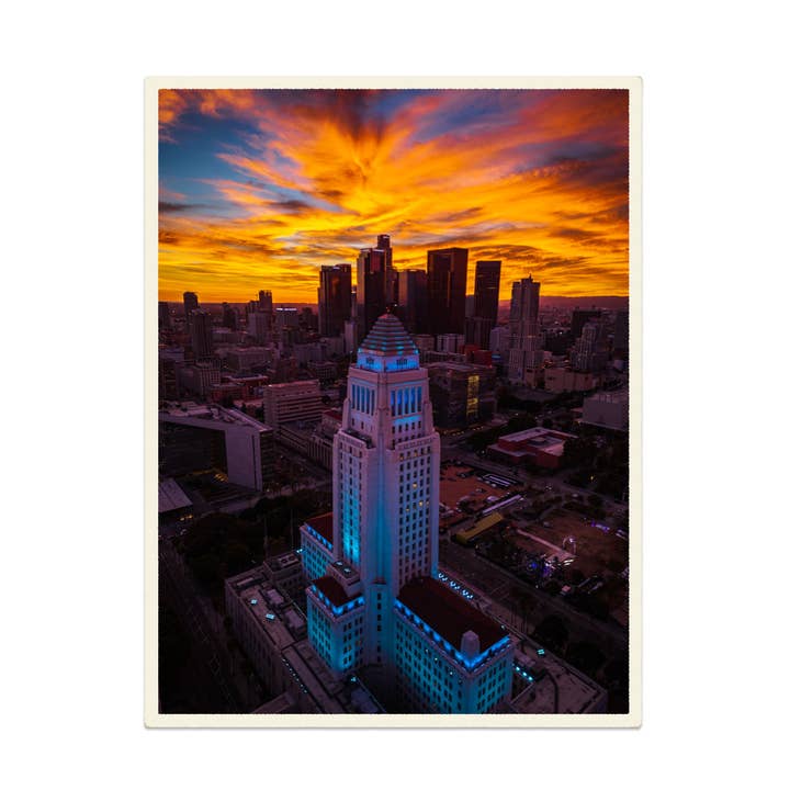 Hôtel de Ville de DTLA - Carte de Note pour la vente par Immaginare + Seaside
