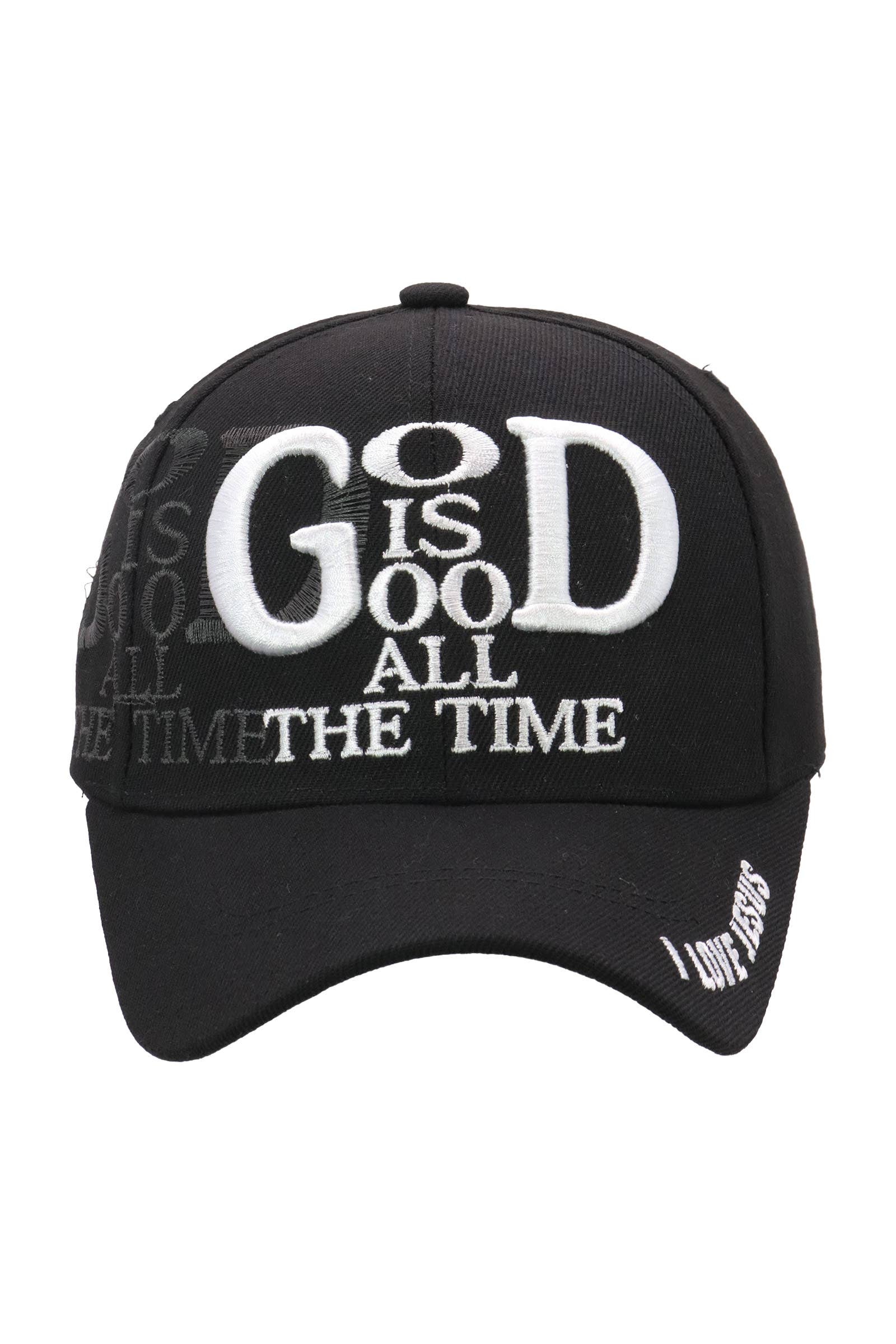 Cap Zone - Wholesale Baseball Cap - Unisex - God Is Good All The Time Jesus Baseball Cap0
