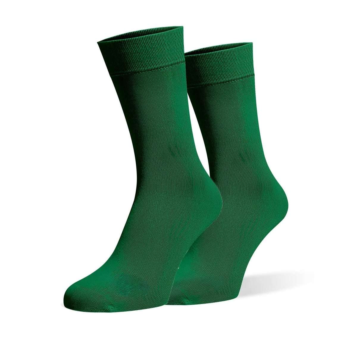 ONESCK - Wholesale Socks - Unisex - Dark Green Organic Cotton Crew Socks0