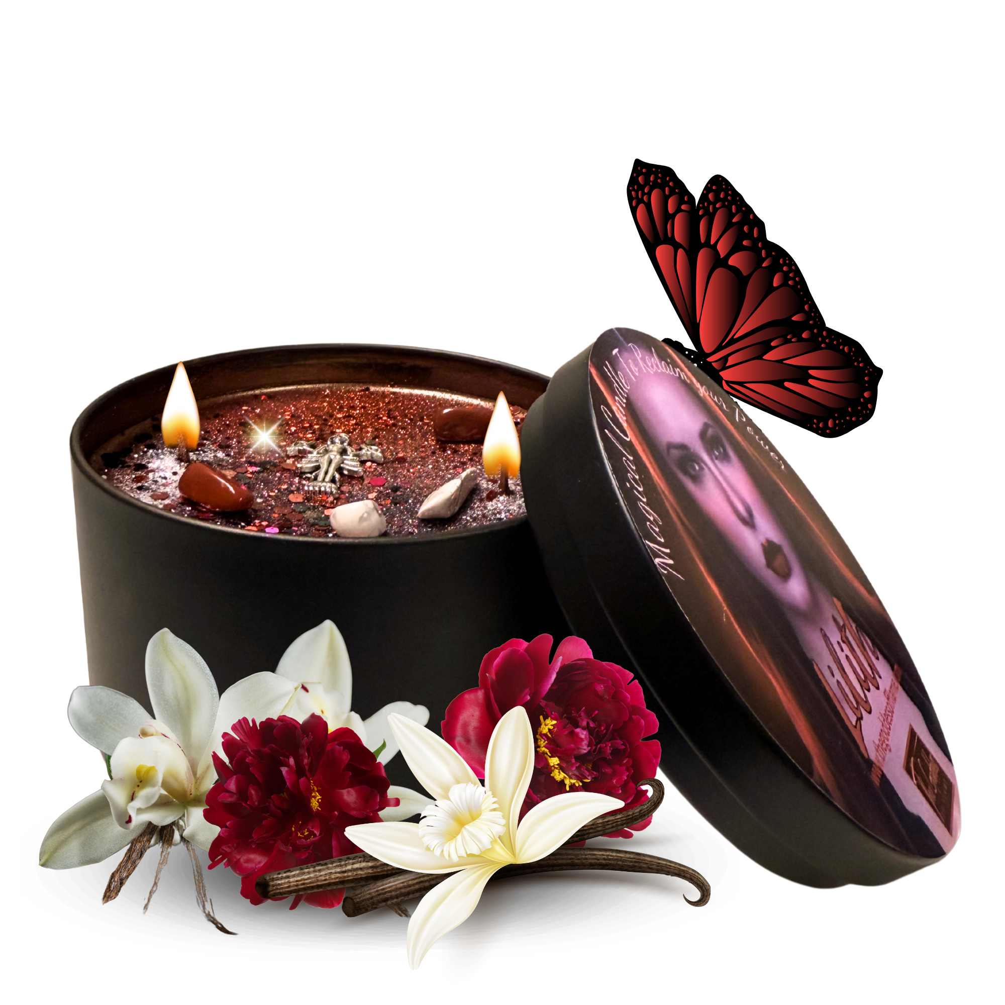 The Goddess of Flame - Wholesale Jar/Filled Candle - Lilith Summoning Spell Candle1