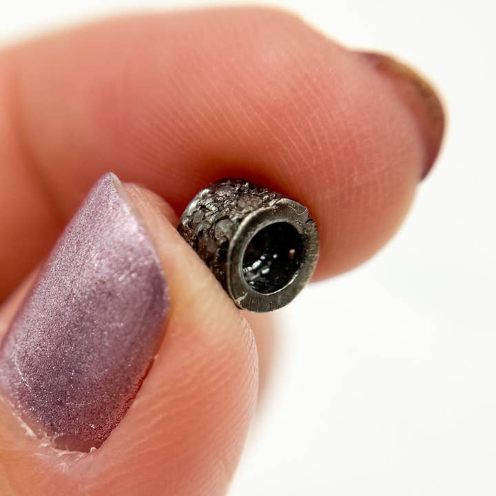 Tresor Jewelry Inc. - Wholesale Beads - DC838. Diamond & Sterling Silver Rondelle Spacer Bead3