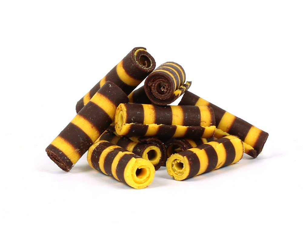 REMOVED BRAND – Chocolate por atacado – Mini Mikado amarelo castanho (300 peças)0