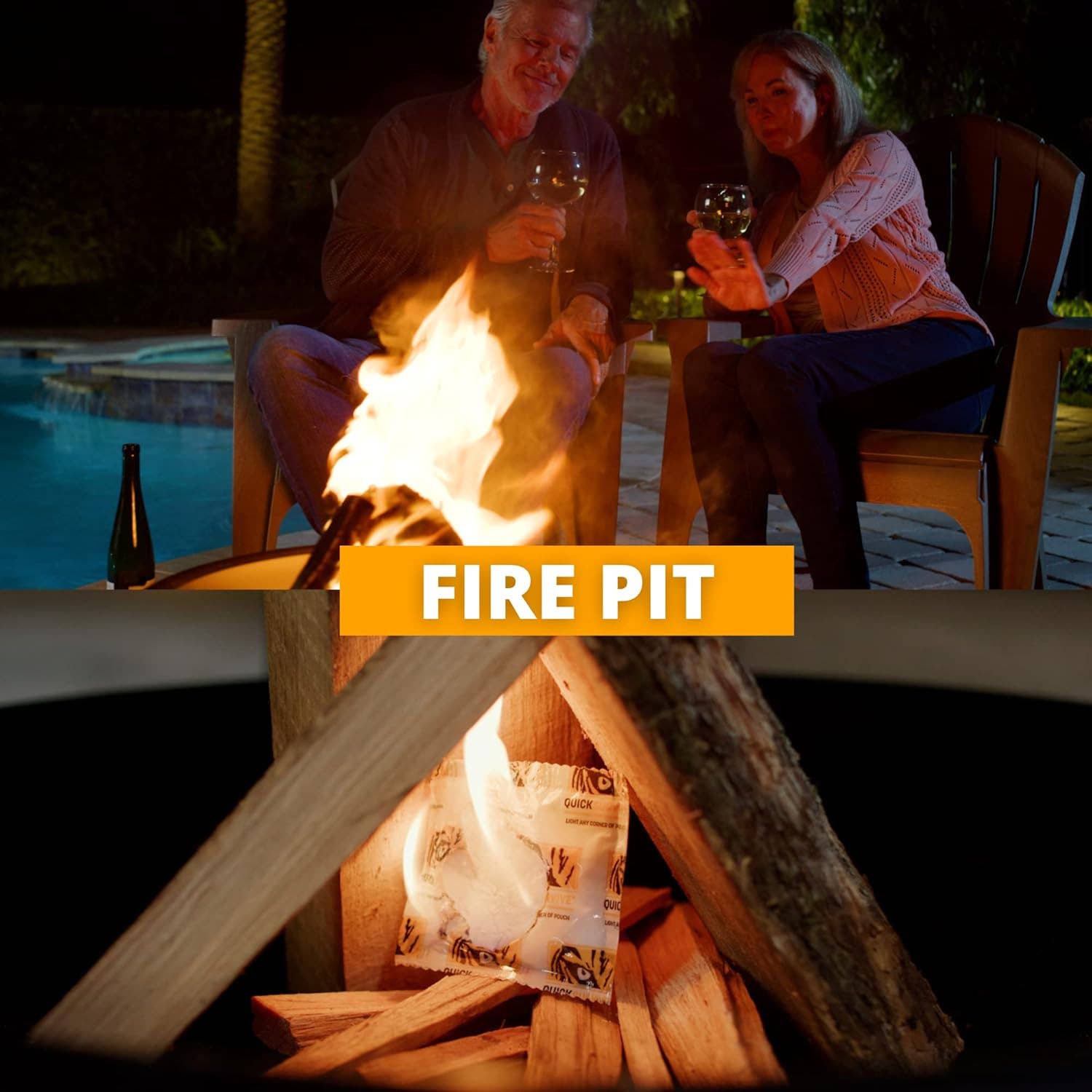 Innovarix - Wholesale Fire Pit - All-Purpose Waterproof Fire Starters 12pack4