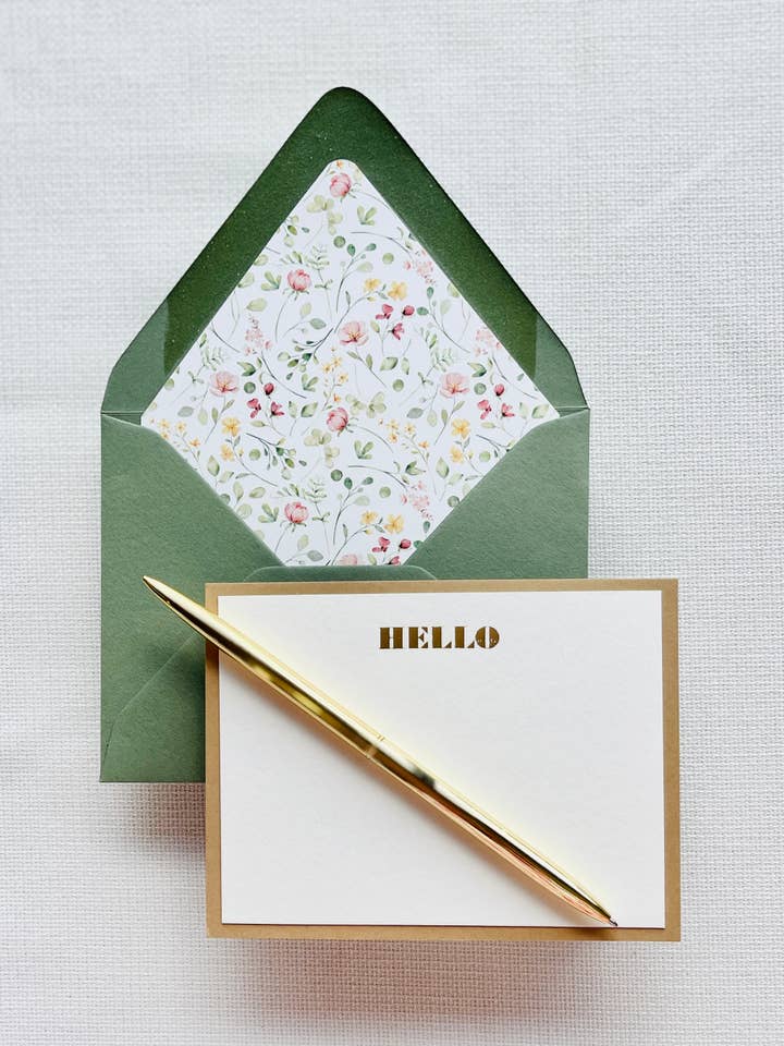 Stationery Set: Camille for wholesale by Grace & Grok
