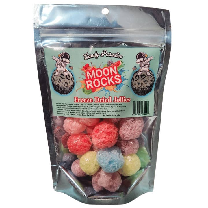 Cow Crack Wholesale - Wholesale Hard Candy - Candy Paradise Moon Rockis Freeze Dried Jollies 1.8 oz