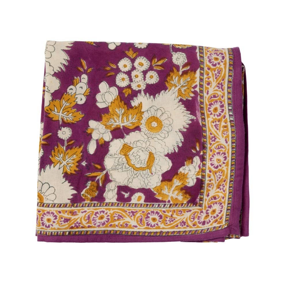 Bonheur du Jour - Wholesale Head scarf – Women's - Indian Scarf - Vishnu Prune