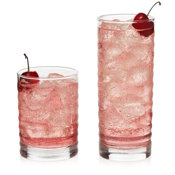 Libbey Pueblo 16-Piece Tumbler and Rocks Glass Set for wholesale by Libbey