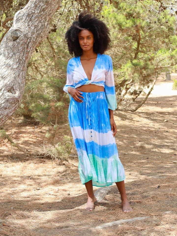 DANI FALDA TYE para venta al por mayor de Pampita Island