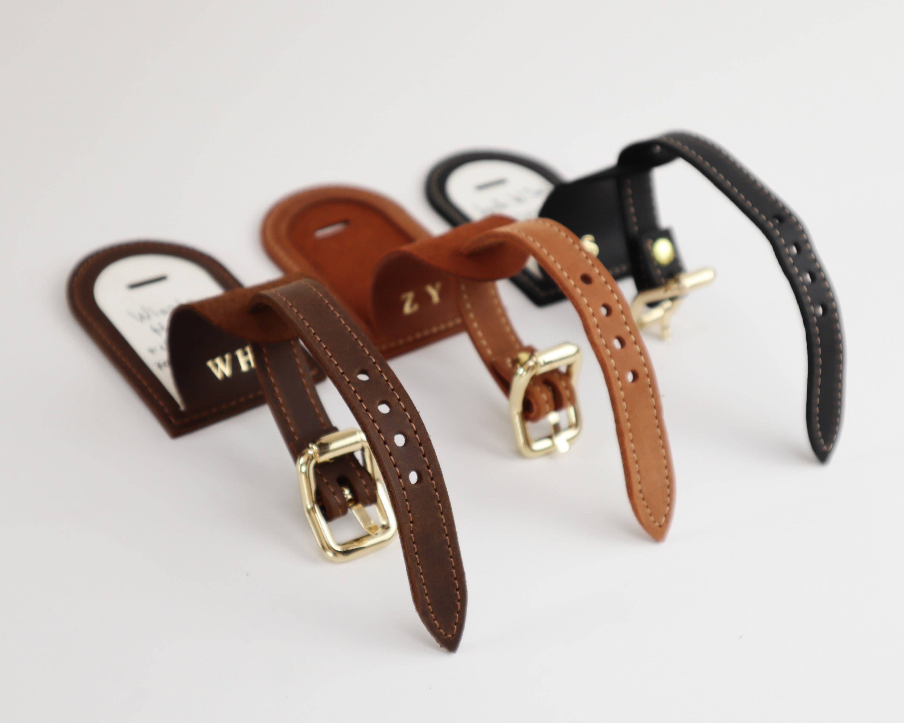 Pol Leather Studio - Wholesale Luggage Tag - Leather Luggage Tag, Personalized Tag,  Gift For Traveler7