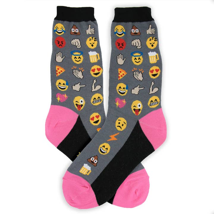 Foot Traffic Socks - Vente Chaussettes – femme - Chaussettes Emoji pour femmes