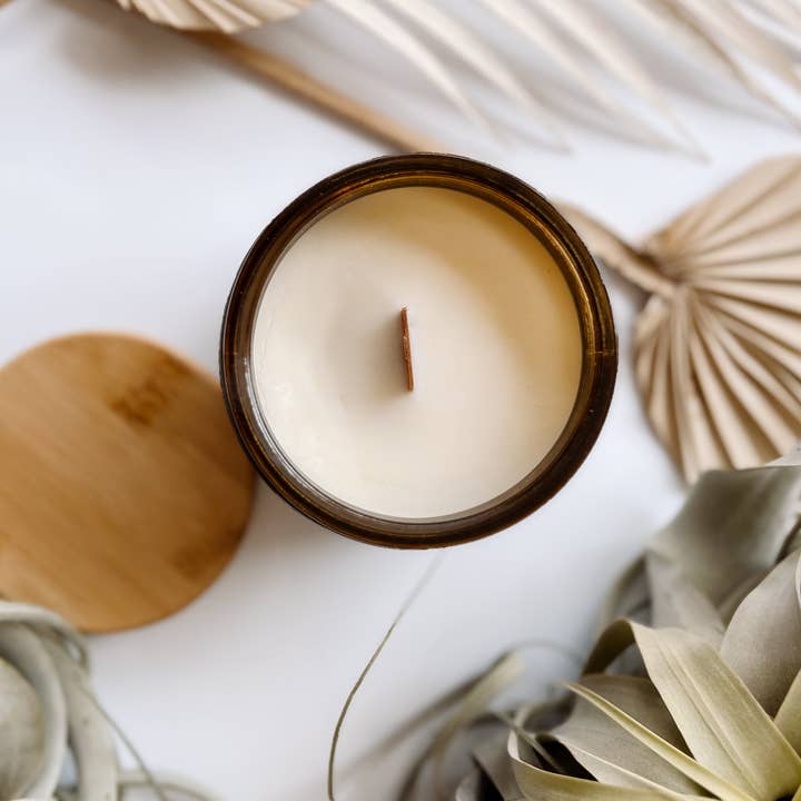 Scent & Psyche – wholesale Jar/filled candle – Casita Wood Wick Coconut/Soy Scented Candle - 12oz 1