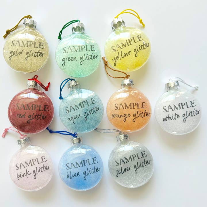 Skel & Co - Wholesale Ornament - CUSTOM! See-Through Glass Holiday Ornament with Your Design5