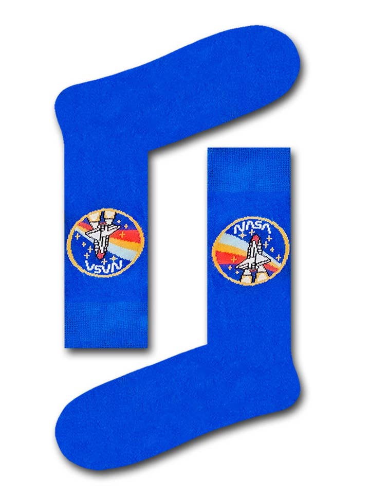Chaussettes NASA/Chaussettes unisexes/Chaussettes amusantes pour la vente par Socksbros LTD