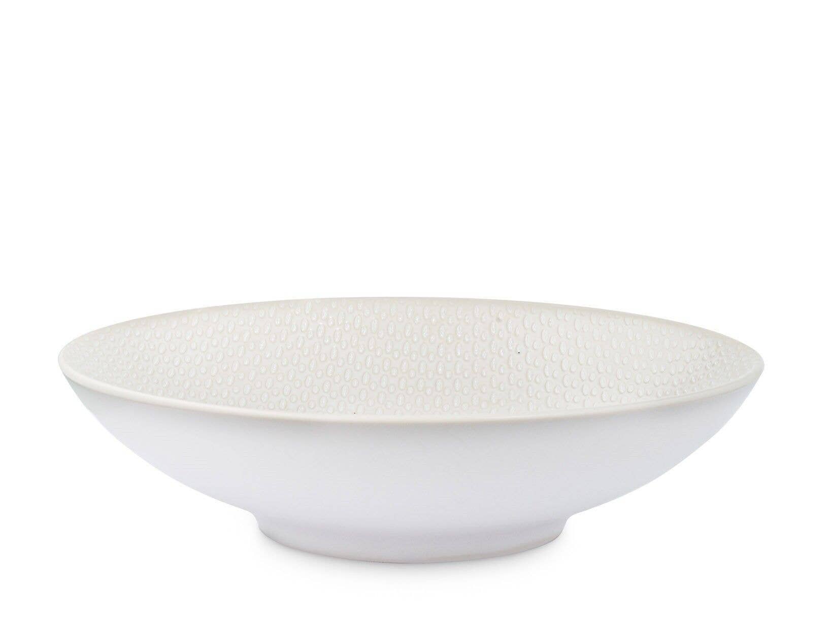 H&H - Wholesale Dinner Plate - Union Deep Plate in White Stoneware cm 191