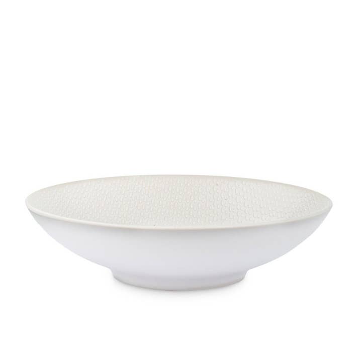 H&H - Wholesale Dinner Plate - Union Deep Plate in White Stoneware cm 191