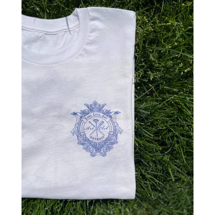 Sara Lutz Art - Wholesale Screen Printed T-Shirt - Unisex - Art Club Crest Long Sleeve Tee2