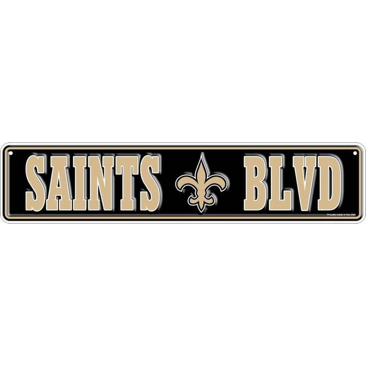 Petit panneau de rue des New Orleans Saints pour la vente par Signs 4 Fun