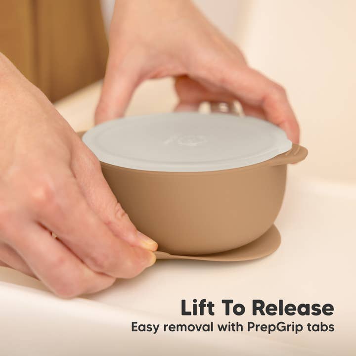 Desert 2-Pack Prep Suction Bowls with Lids, BPA-Free Baby Bowls for wholesale on Faire6