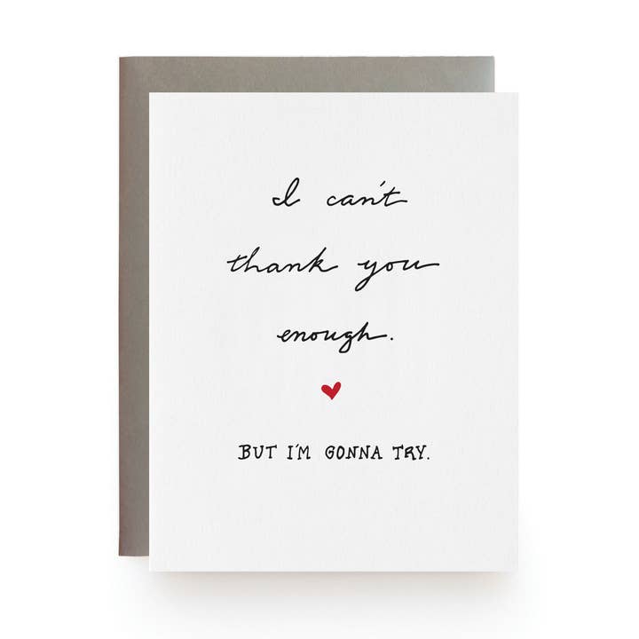 Danke genug für den Großhandel von Wild Ink Press