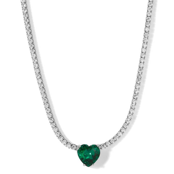 Collana tennis Envy Emerald Elegance per la vendita all'ingrosso da parte di Bloo and Ro