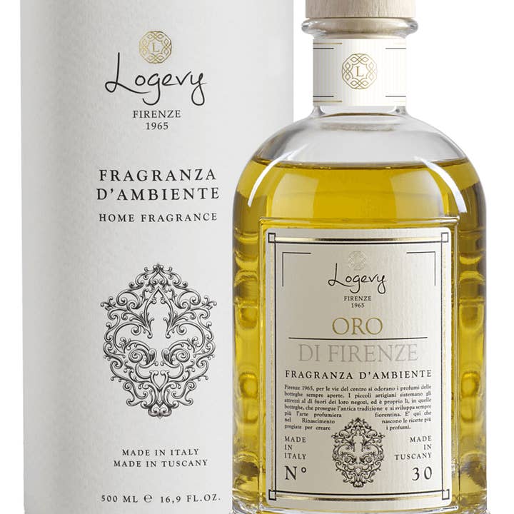 Logevy Firenze 1965 - US - Wholesale Fragrance Oil - Home Fragrances Oro di Firenze 250ml + Sticks