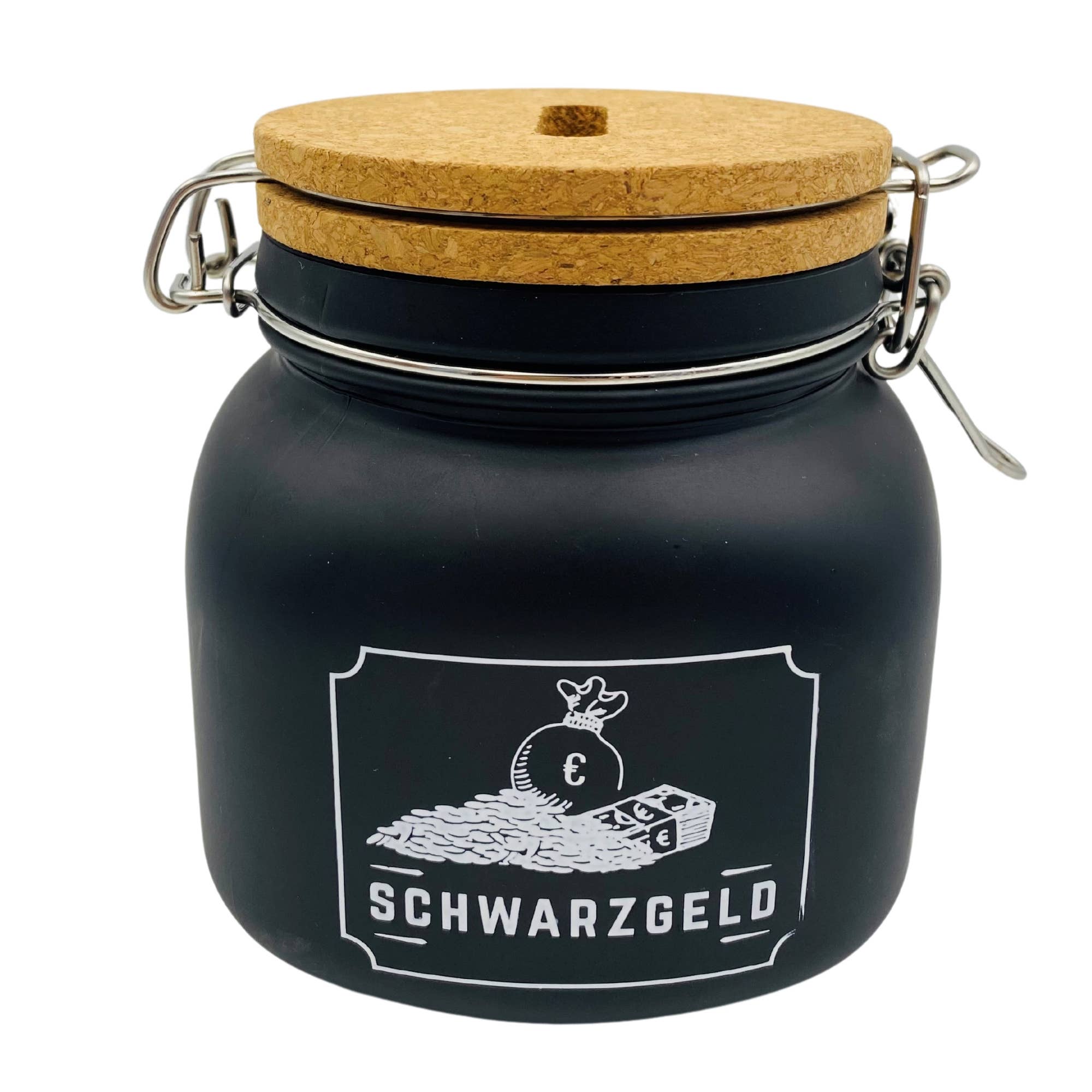 Hergo Creation GmbH - Wholesale Money/Piggy Bank - VE Sparglas Schwarzgeld0