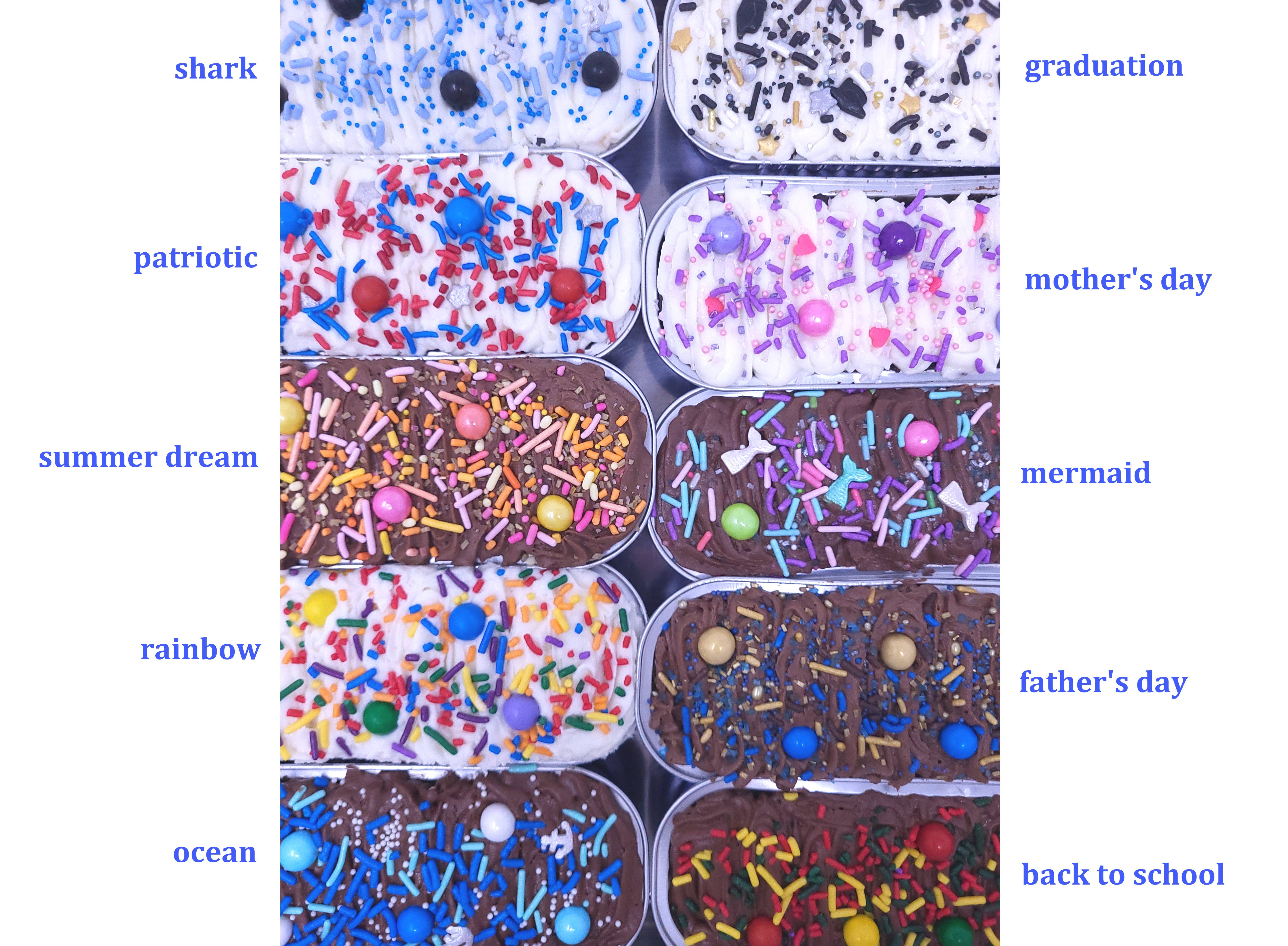 Wild Angel Treats, LLC - Wholesale Cake - Mini Cake - choose theme/colors1