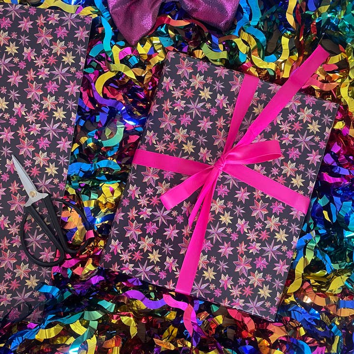 Embrulho de Presente Alegria de Luz das Estrelas por atacado de Katsillustration