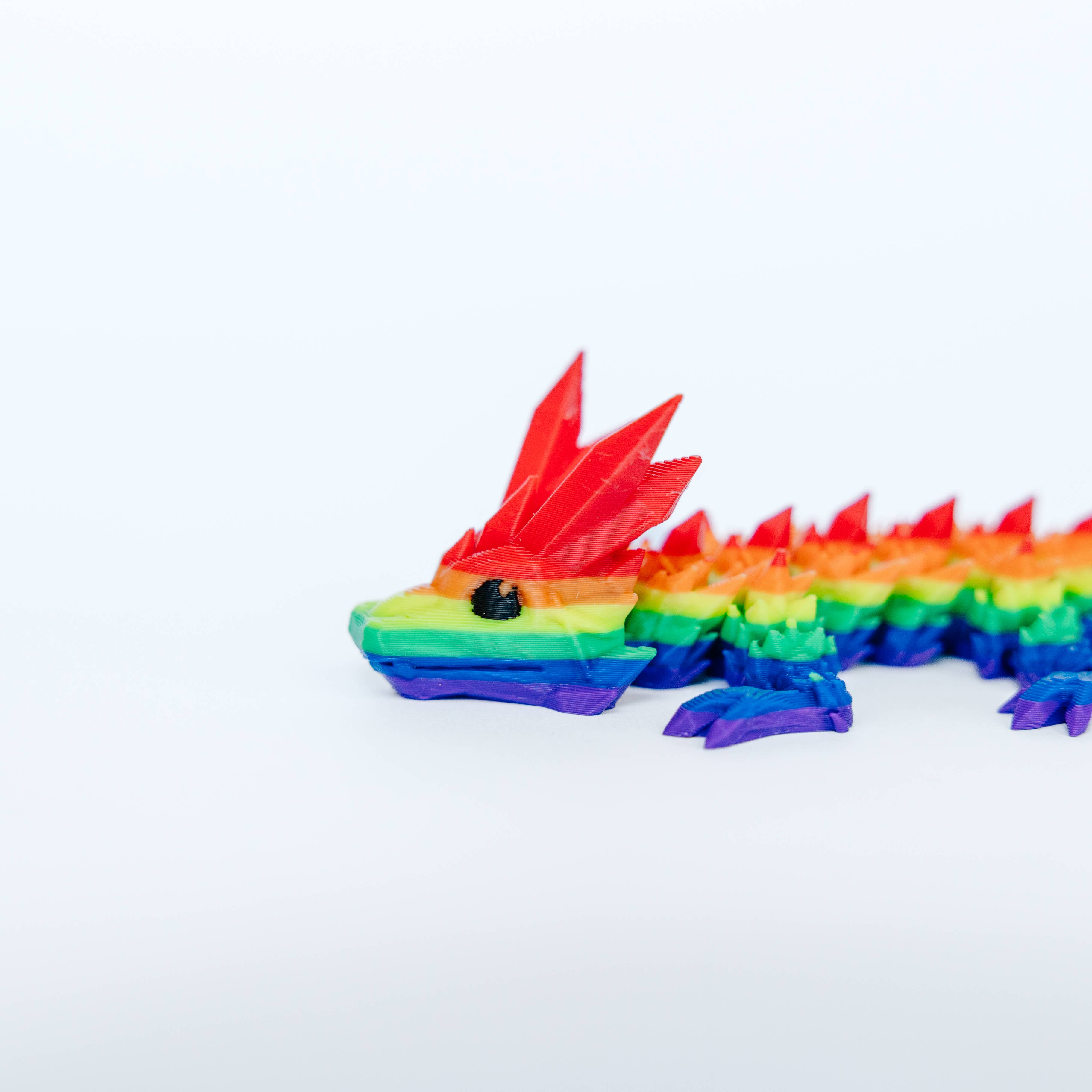 Ruby’s dragons - Wholesale Speelgoedbeeldje - Kinderen - Kleine 3D-gedrukte draken – diverse kleuren63