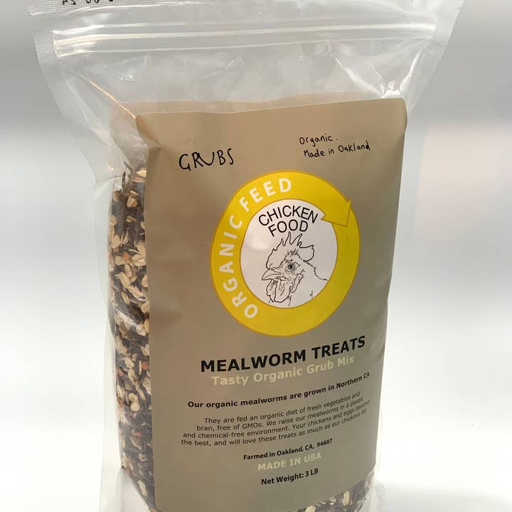 Mighty Bugito Farms - Wholesale Pet Supplement - Not Cat/Dog - Organic Chicken Feed - Mealworm Mix