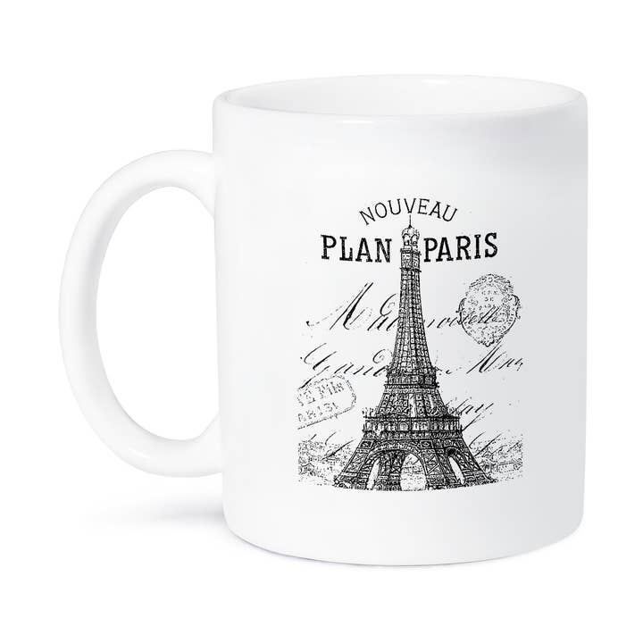 3dRose, Nouveau Paris Vintage Eiffelturm, Tasse für den Großhandel von 3dRose