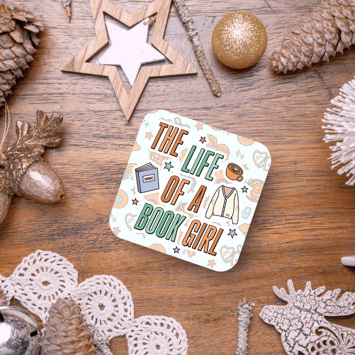 Awfullynerdy.co - Wholesale Coasters - The Life of a Book Girl Coaster - ONE Coaster