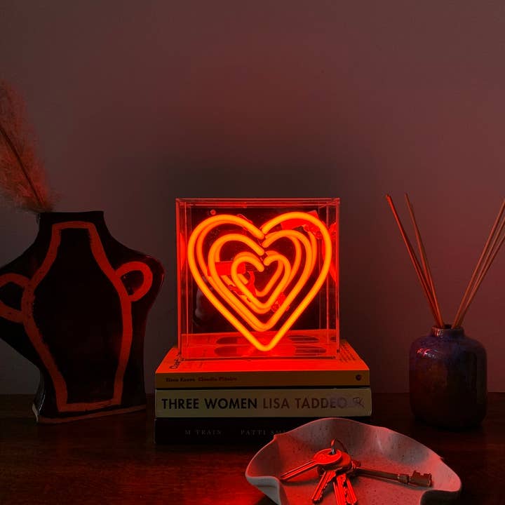 Locomocean - Wholesale Neon Sign - 'Heart' Mini Acrylic Box Neon Light