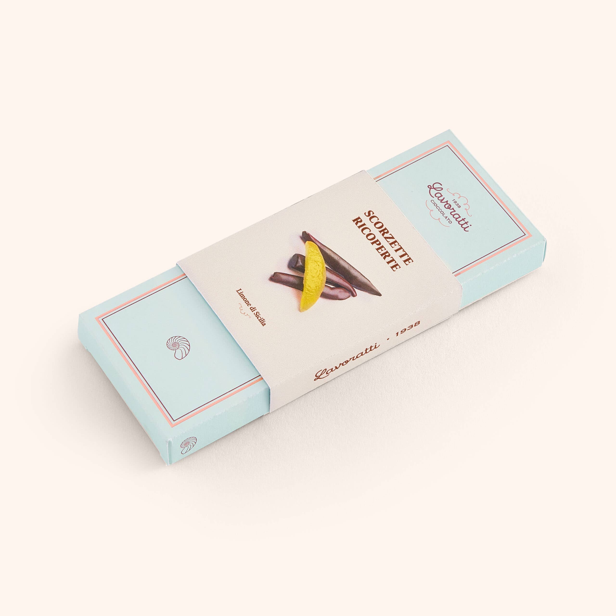 Cioccolato Lavoratti 1938 - Vente Friandises enrobées de chocolat - Écorces de citron enrobées de chocolat noir 60g7